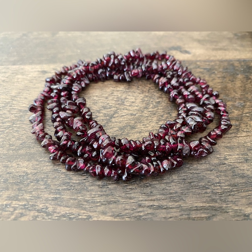 Glass beaded necklace